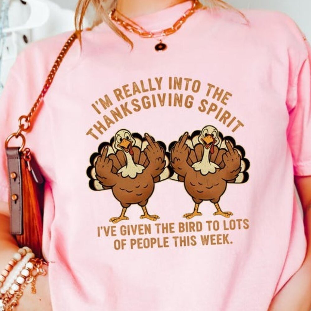 Thanksgiving Humor Shirt, Sarcastic Thanksgiving Tee, Autumn Gift